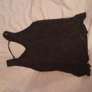 Juicy couture black sparkly tank top, XS